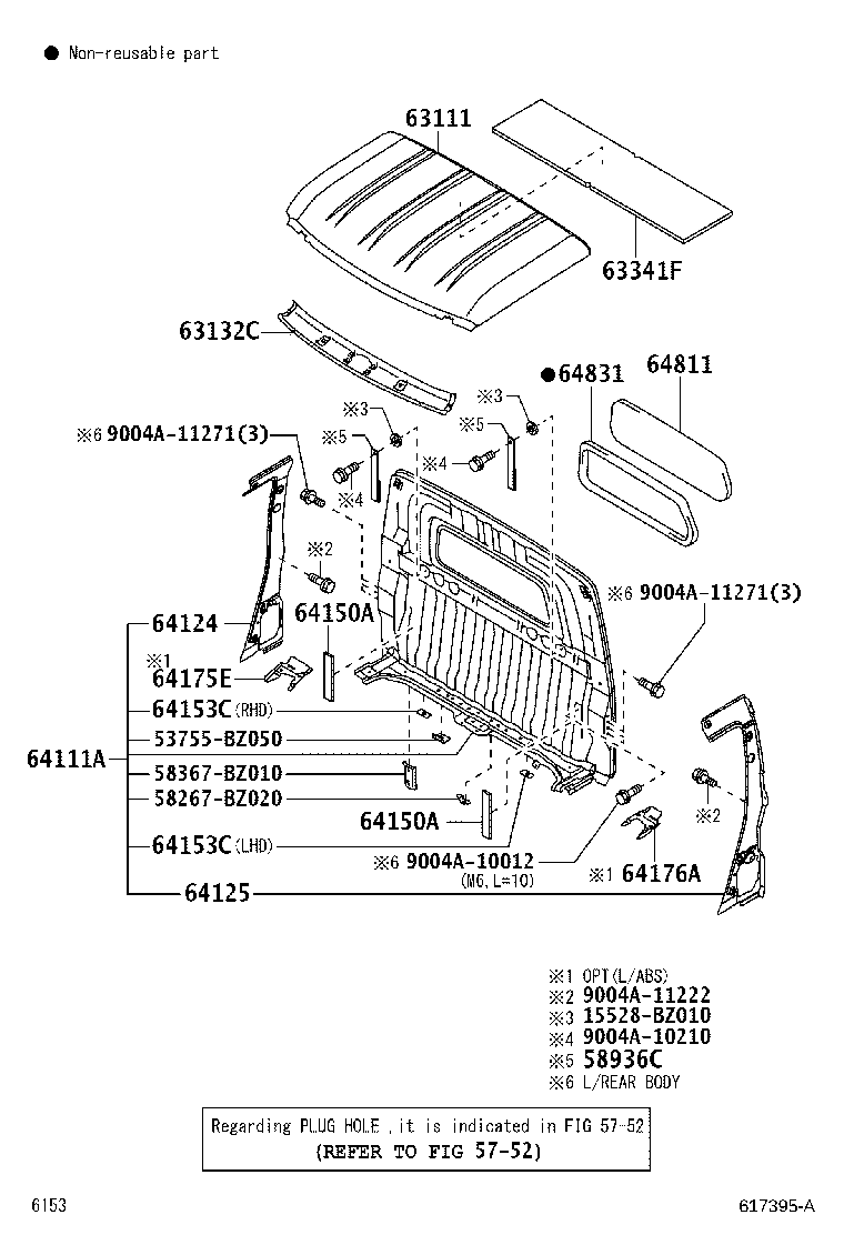 63134-BZ080 FRAME, BACK DOOR OPENING, INNER product image