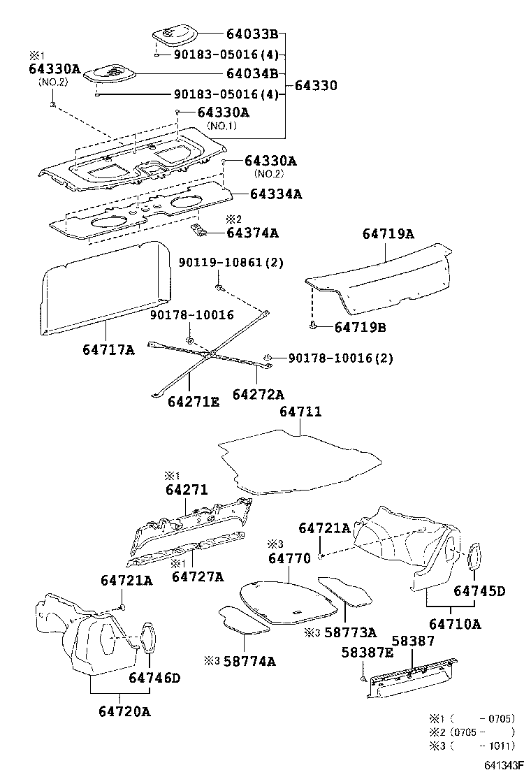 64241-02040 PANEL, ROOM PARTITION product image
