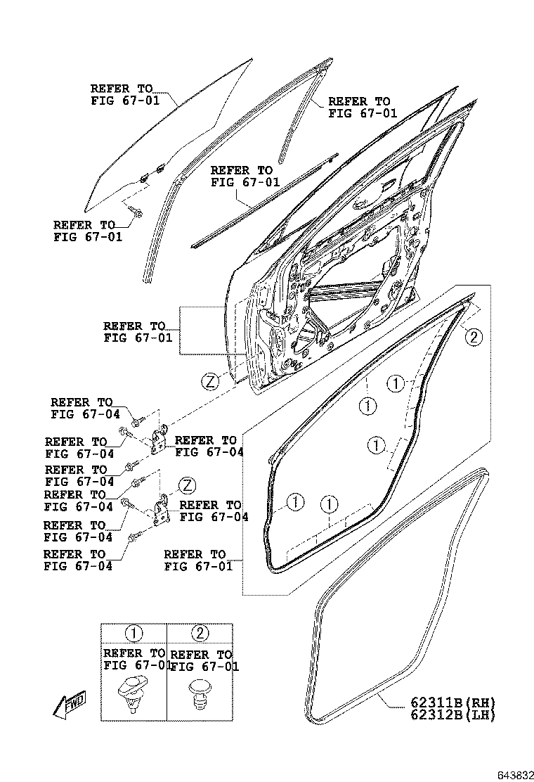 62170-WB003 AIR BAG ASSY, CURTAIN SHIELD, RH product image