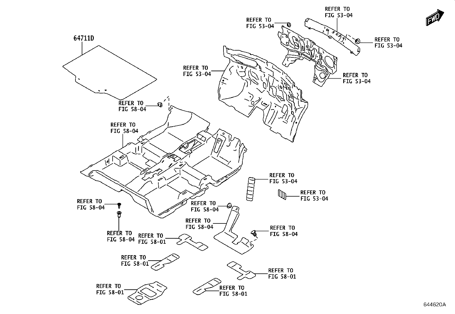 90118-WC258 CLIP(FOR DECK TRIM REAR COVER) product image