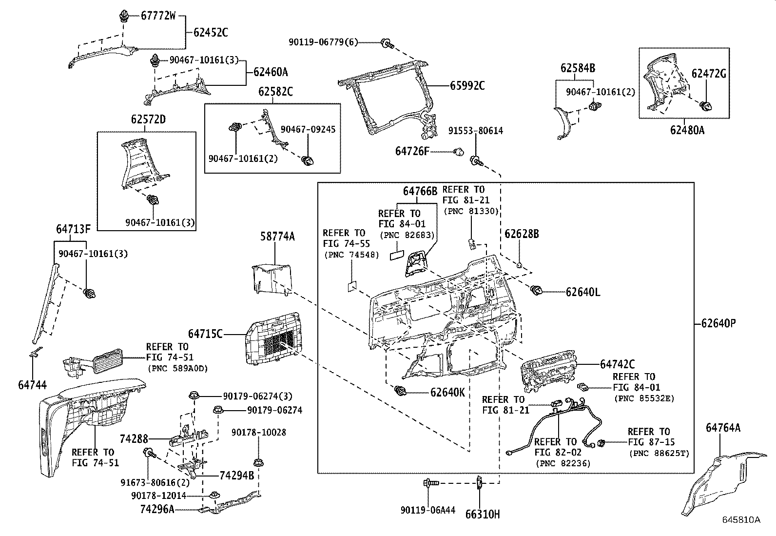 62170-V2030 AIR BAG ASSY, CURTAIN SHIELD, RH product image