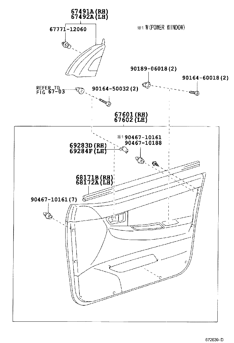 67112-02100 PANEL, FRONT DOOR, OUTER LH product image