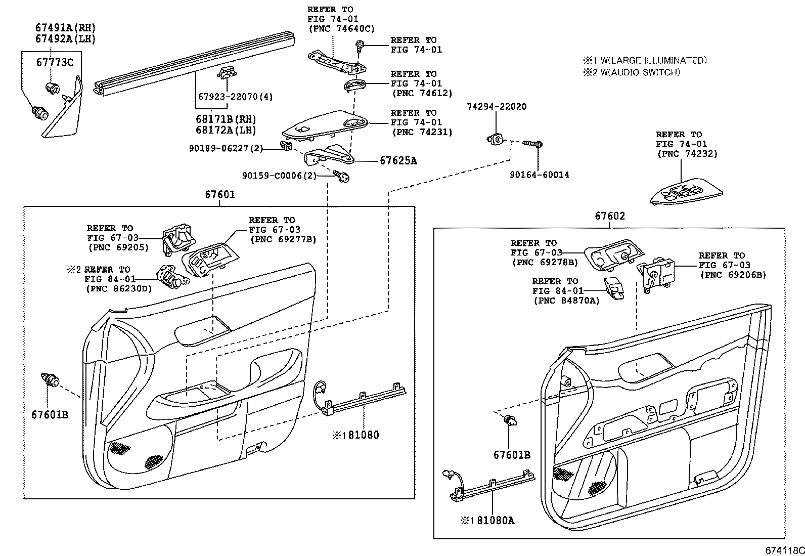 67001-0P010 PANEL SUB-ASSY, FRONT DOOR, RH product image