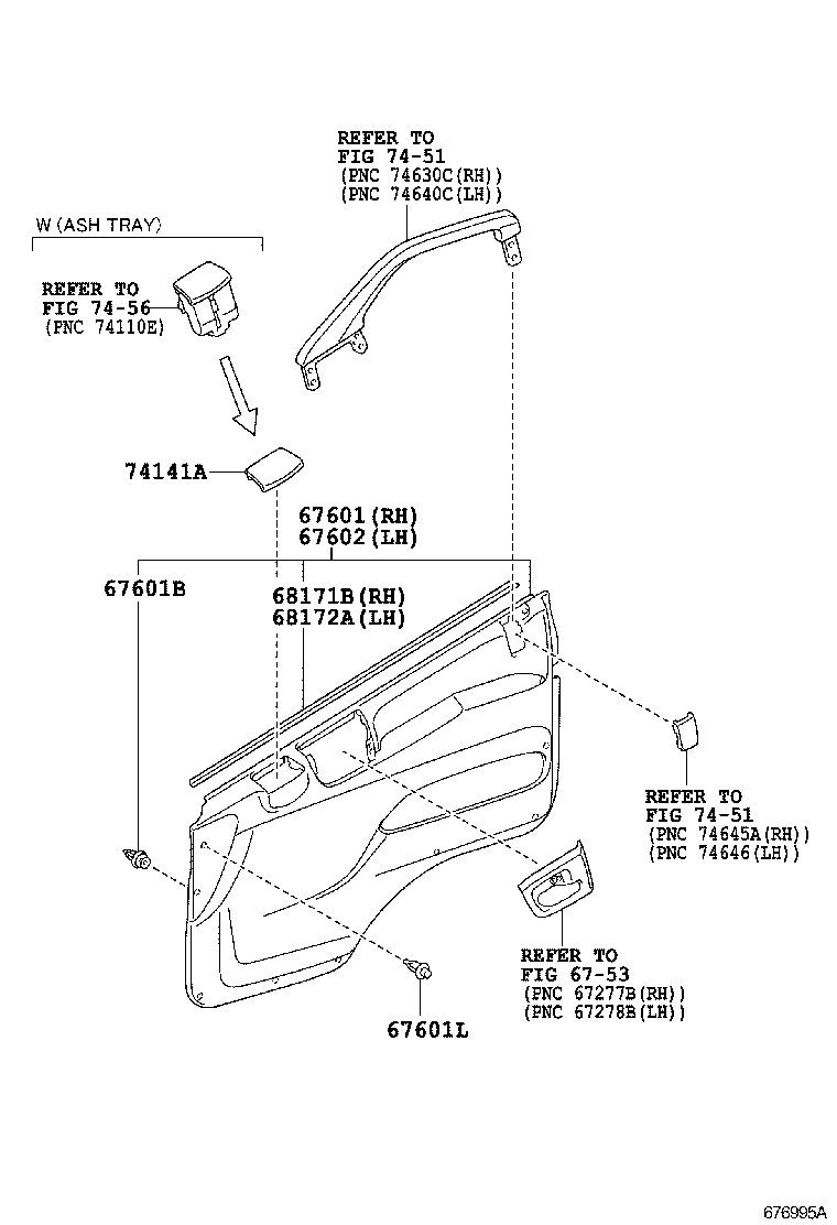 67001-37501 PANEL SUB-ASSY, FRONT DOOR, RH product image
