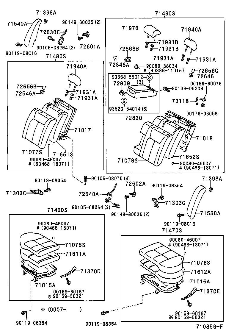 69759-95700 SNAP, REAR SEAT BACK LOCK ROD product image
