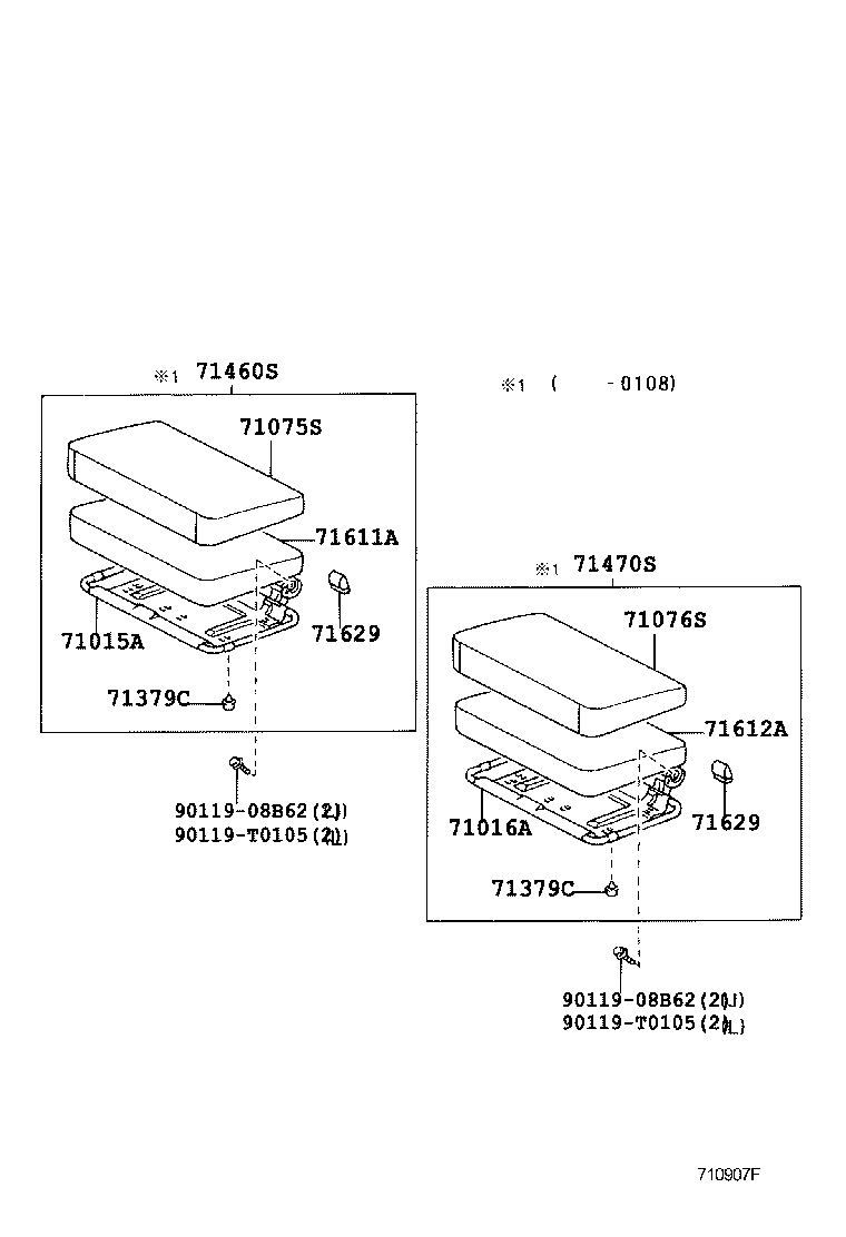 71017-04020 FRAME SUB-ASSY, REAR SEAT BACK product image