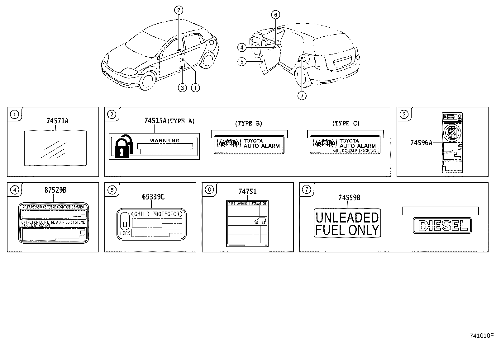 11289-50010 LABEL, SPARK PLUG NOTICE product image