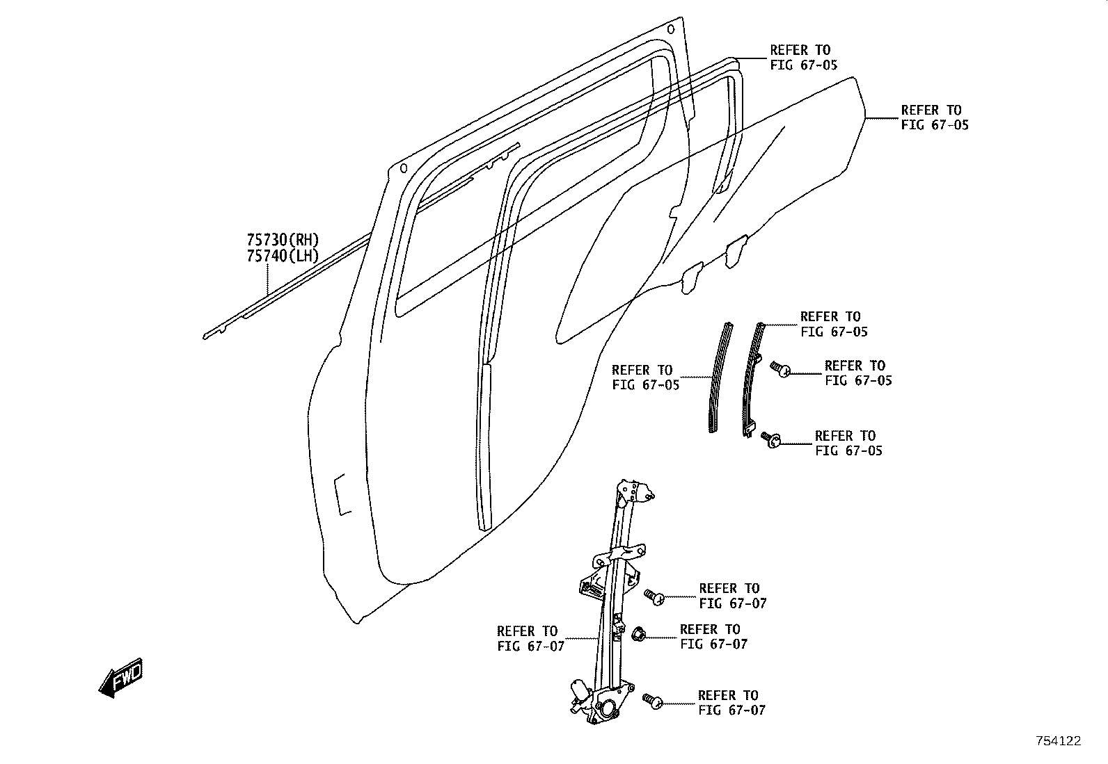 68160-WC004 MOULDING ASSY, FRONT DOOR BELT, RH product image