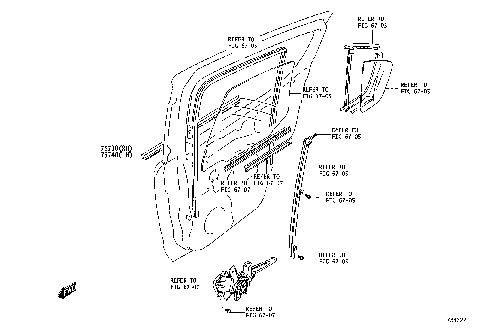 68230-WC007 MOULDING ASSY, REAR DOOR BELT, LH product image