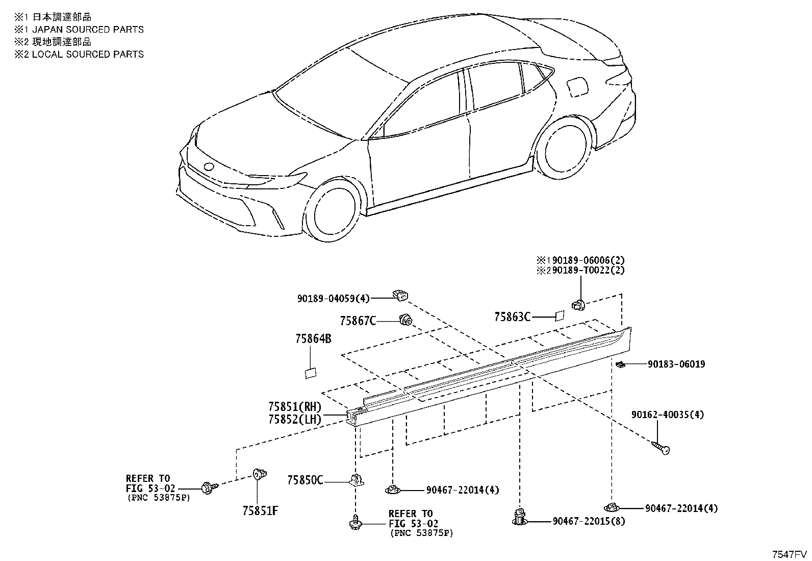 90189-T0022 Toyota Reference Part product image
