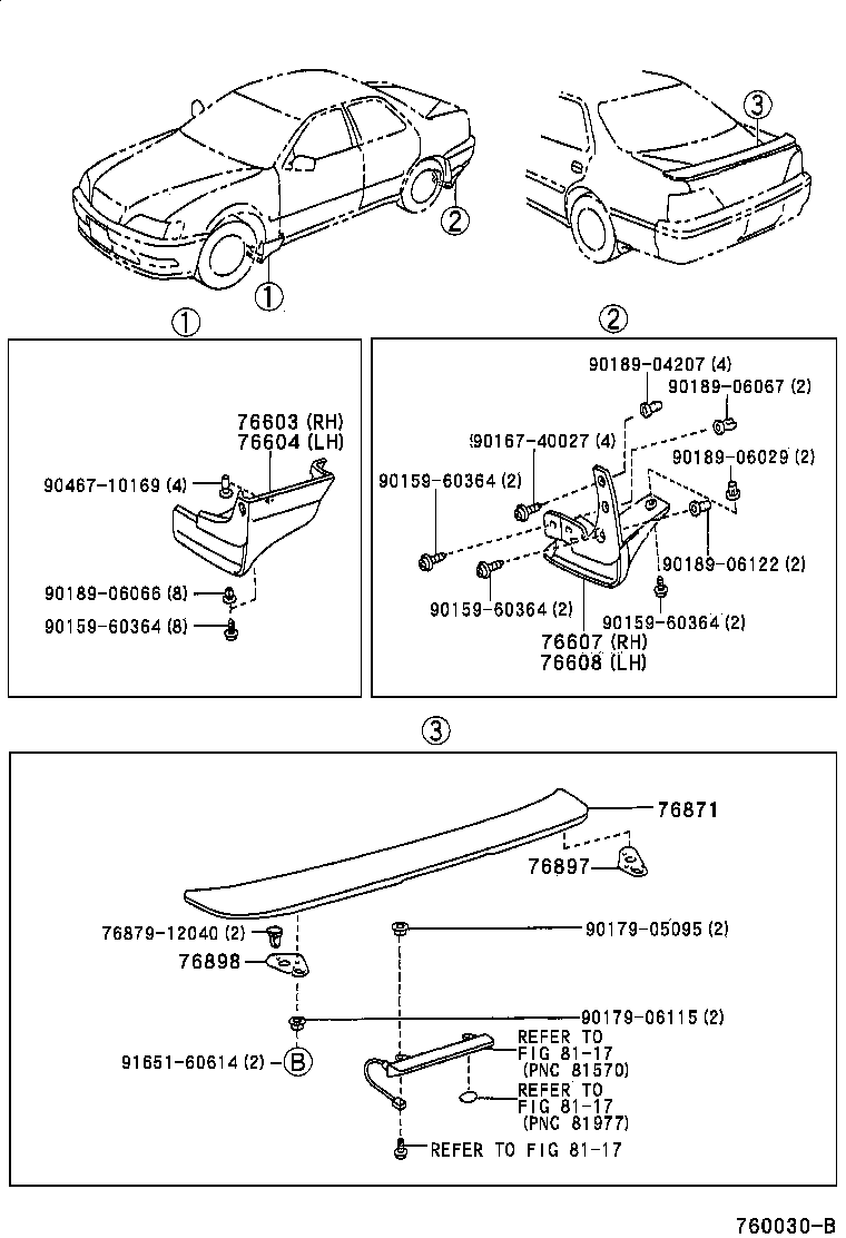76871-22905 SPOILER, REAR product image
