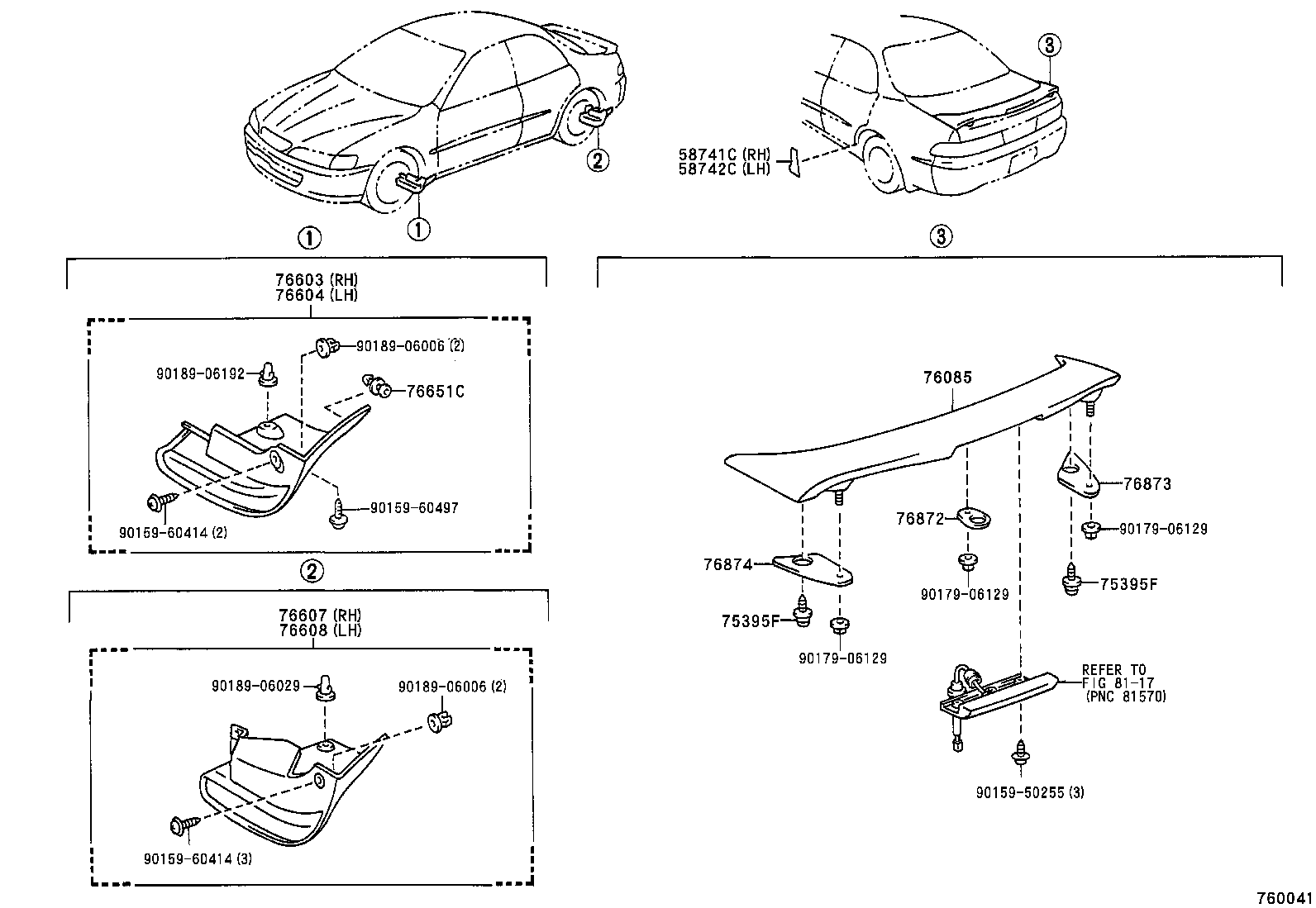 58742-20150 PROTECTOR, QUARTER PANEL, LH product image