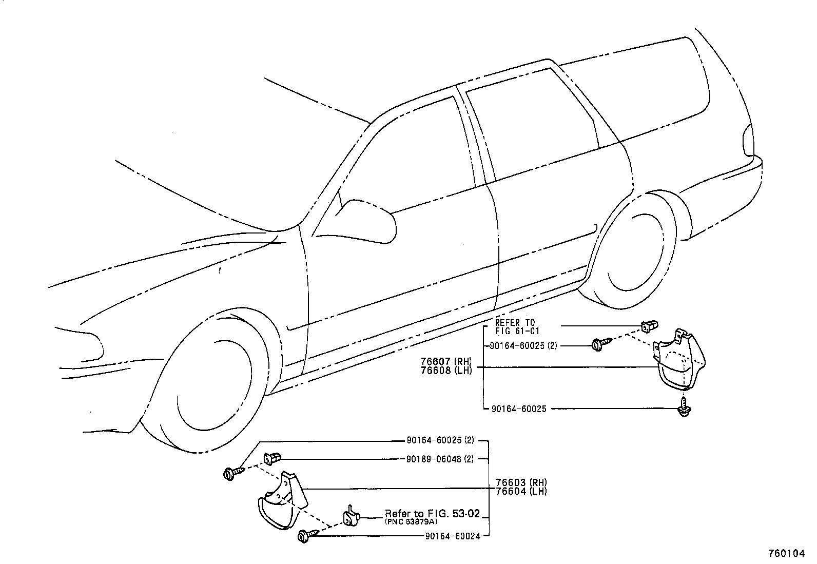 76871-06900 SPOILER SUB-ASSY, REAR product image