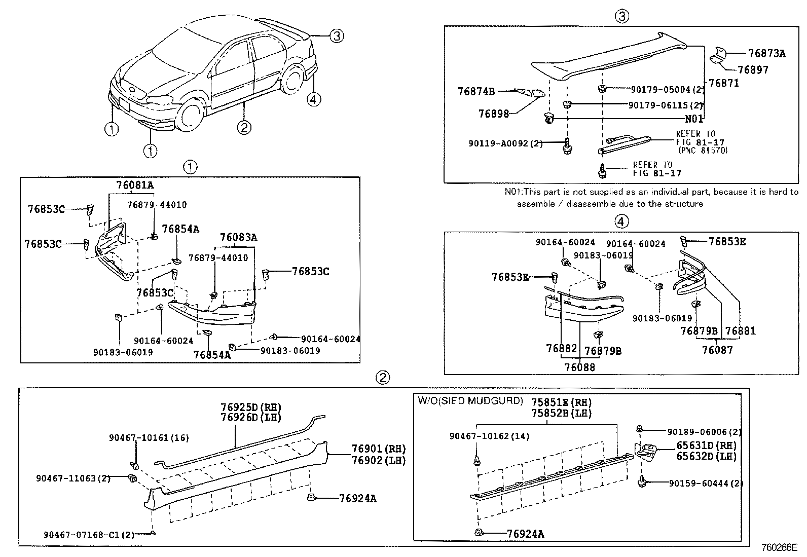 65632-02030 PLATE, REAR WHEEL HOUSE, FRONT LH product image