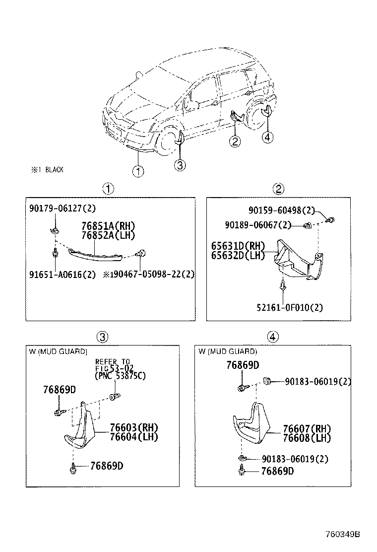 65631-0F010 PLATE, REAR WHEEL HOUSE, FRONT RH product image