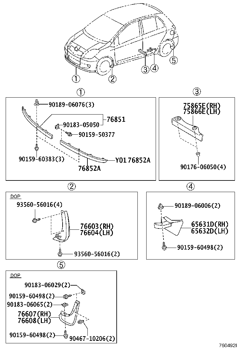 65631-52100 PLATE, REAR WHEEL HOUSE, FRONT RH product image