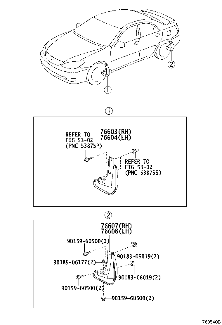 76085-06901 SPOILER, REAR product image