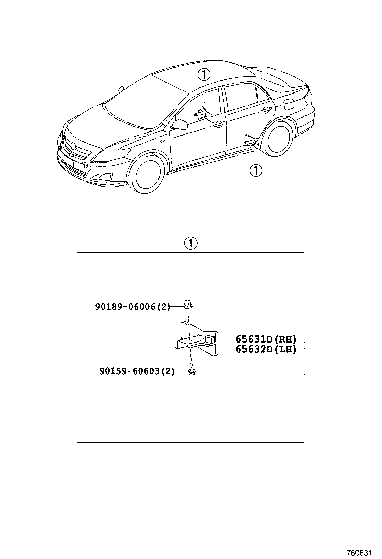 65632-02120 PLATE, REAR WHEEL HOUSE, FRONT LH product image