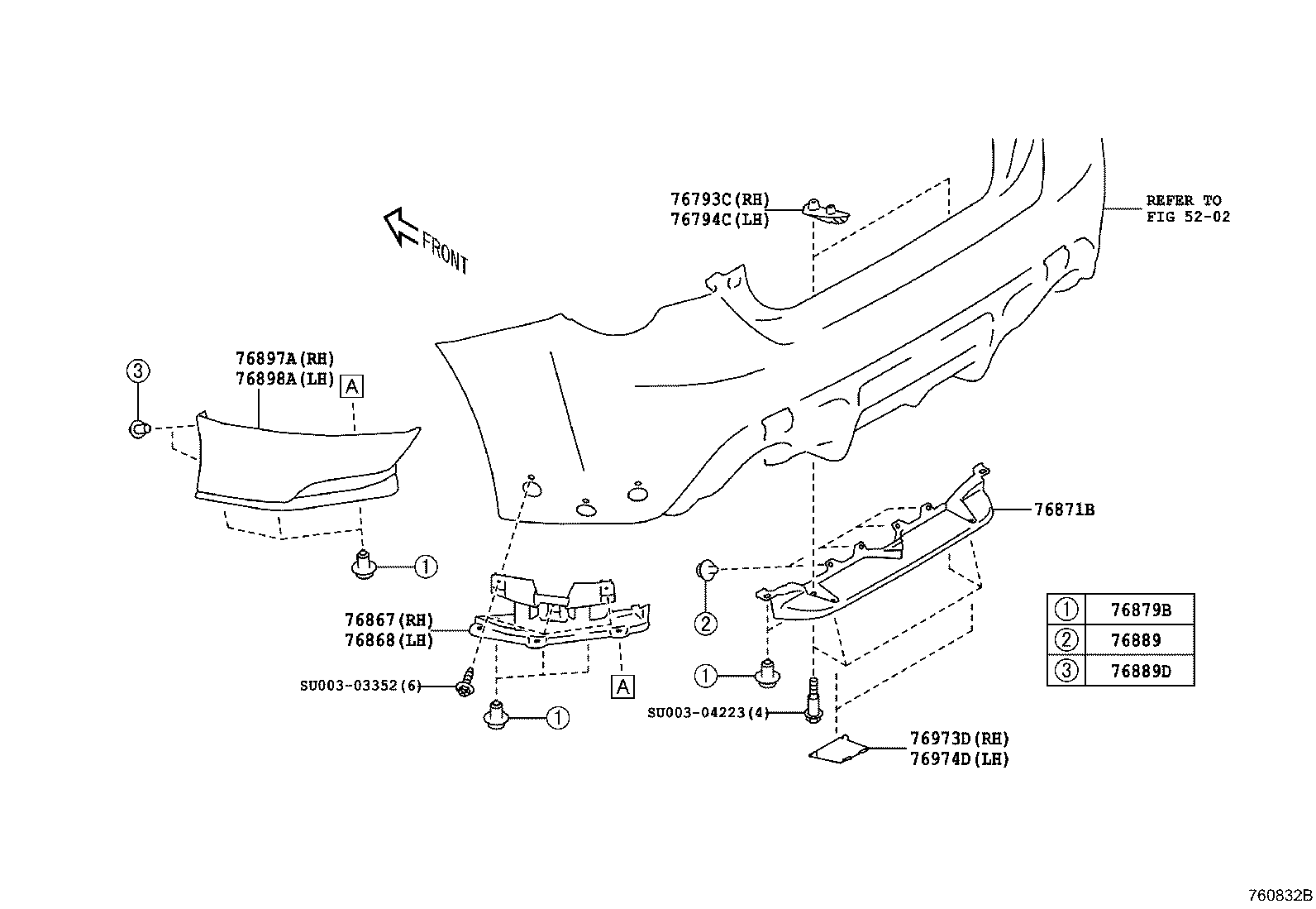 SU003-06363 COVER, FRONT SPOILER, LH product image