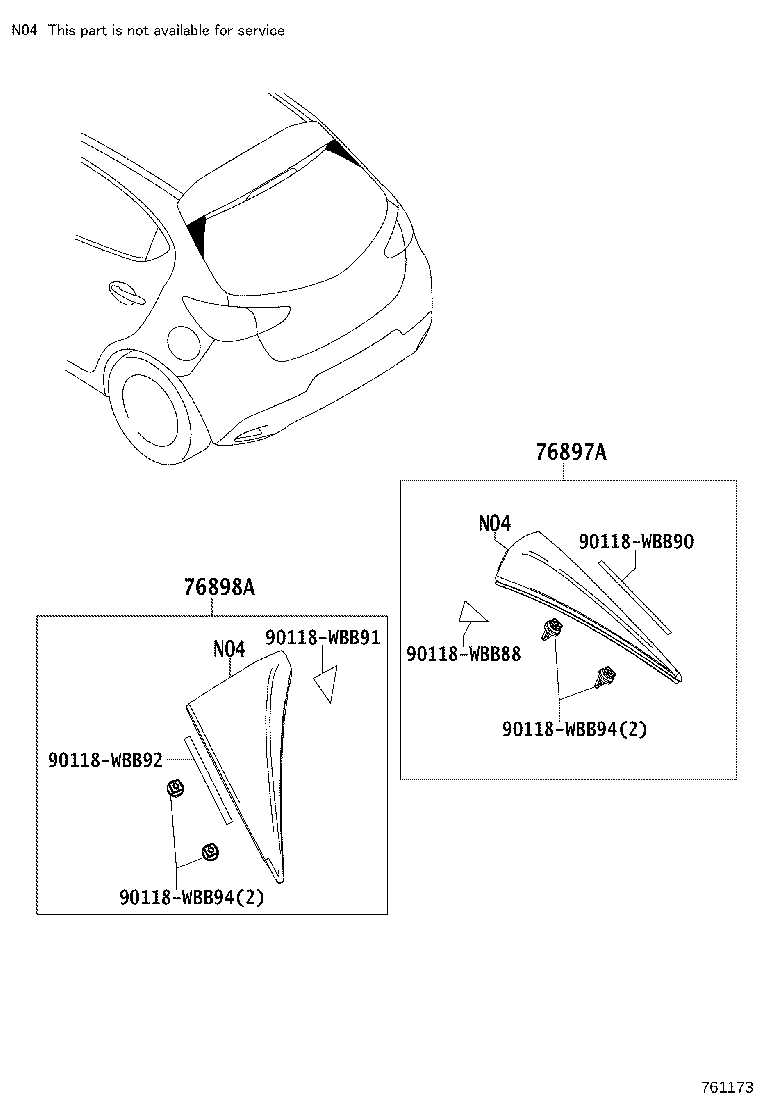 65631-WB001 PLATE, REAR WHEEL HOUSE, FRONT RH product image