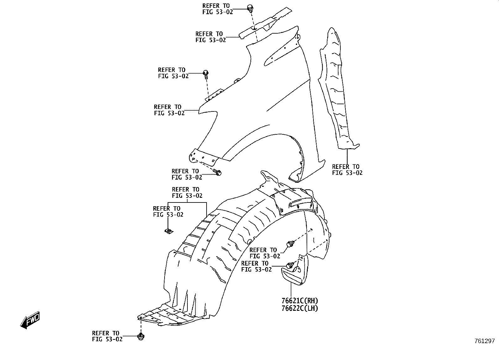 76085-WC081 SPOILER SUB-ASSY, REAR product image