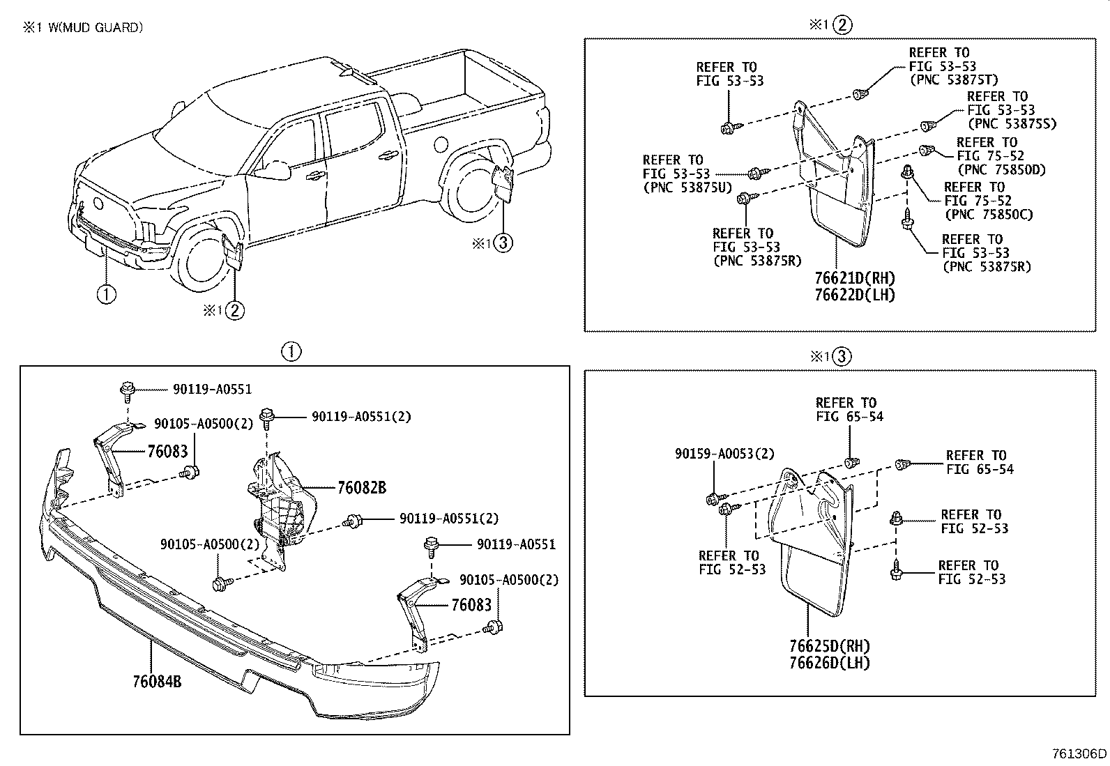 76883-0C010 PROTECTOR, REAR SOPILER, NO.7 product image