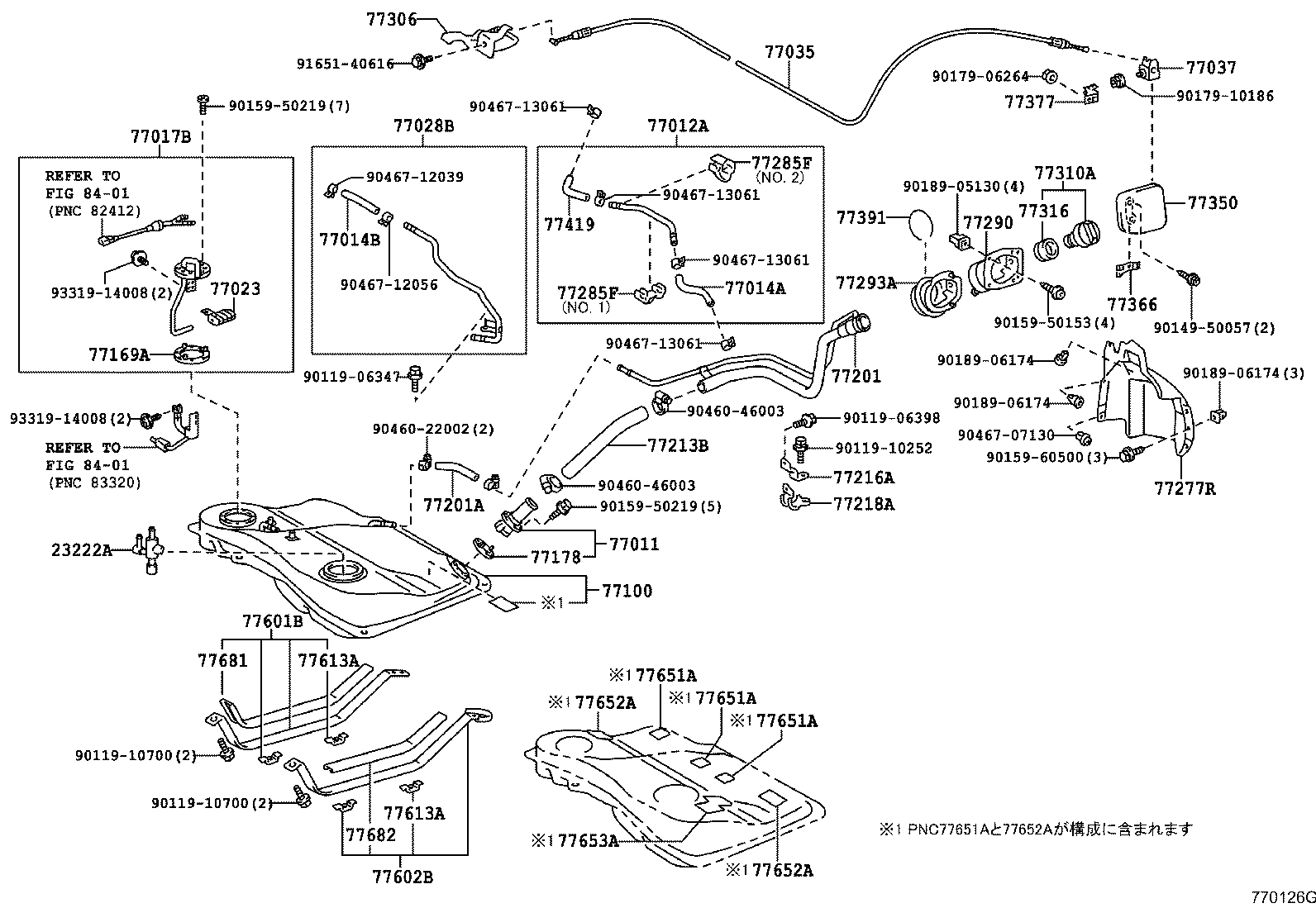 77100-13440 TANK ASSY, FUEL product image