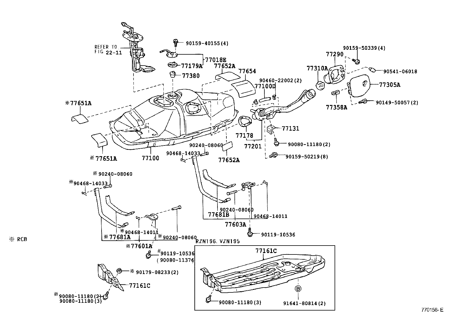 77001-04060 TANK ASSY, FUEL product image