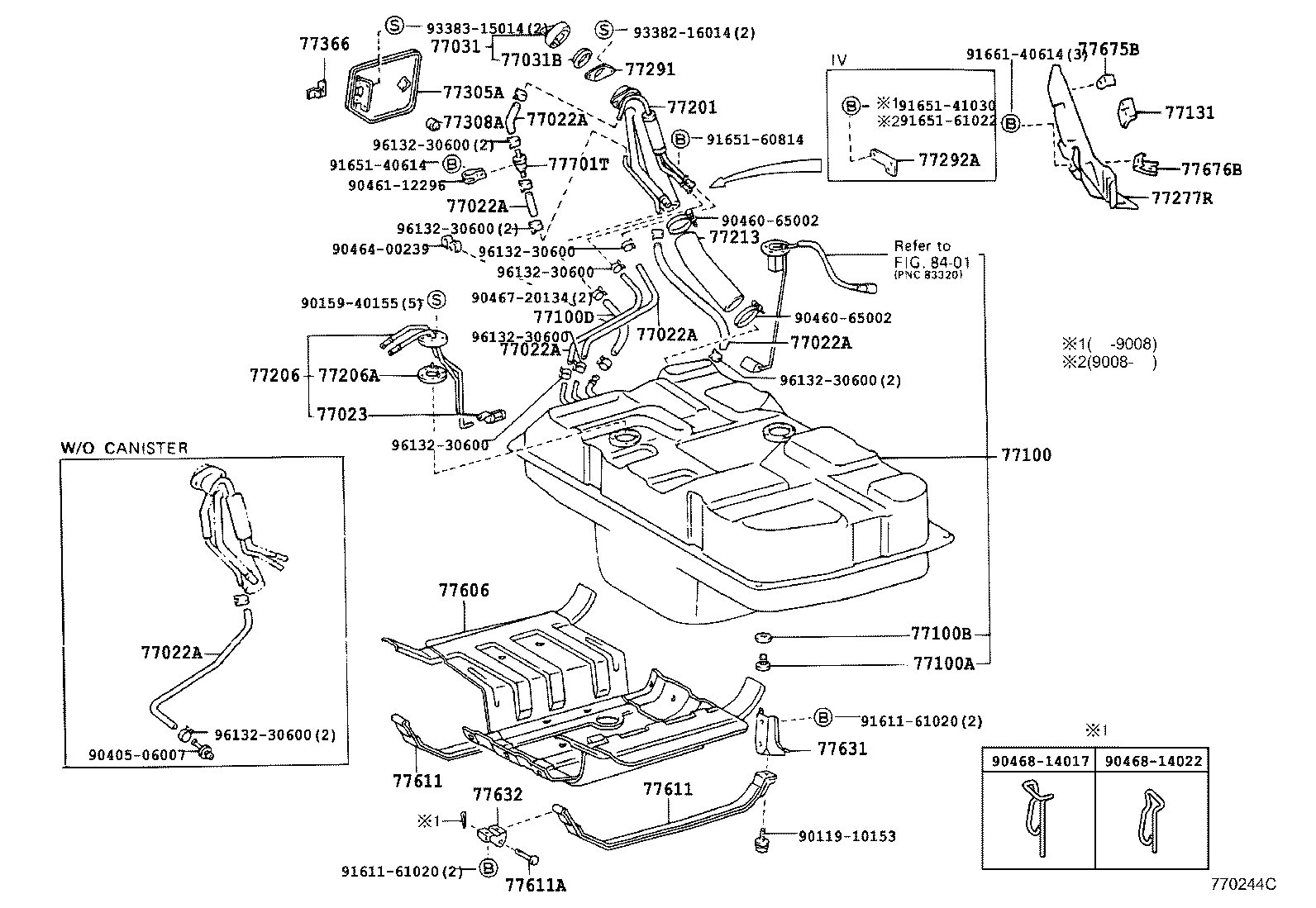77100-60741 TANK ASSY, FUEL product image
