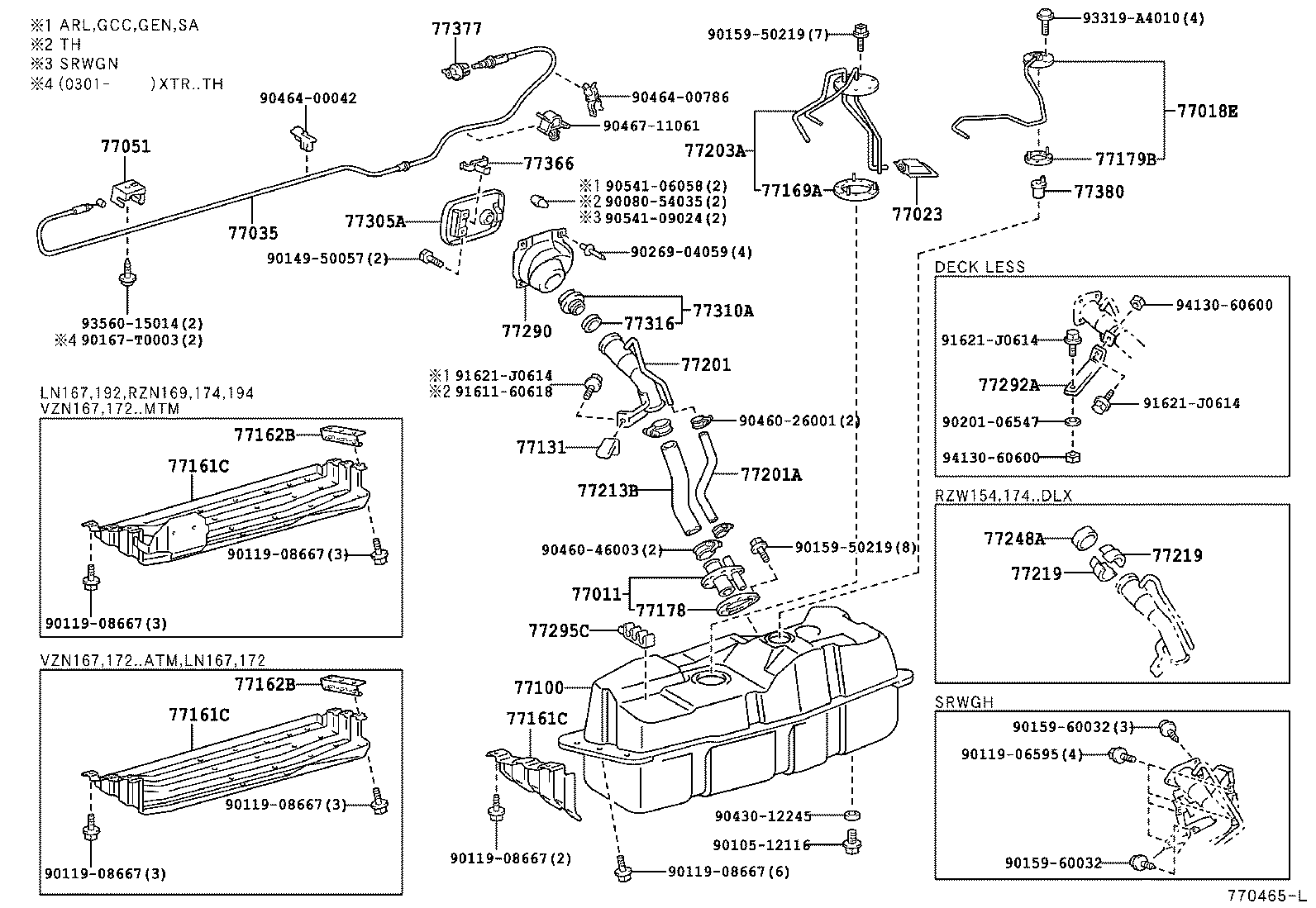 77203-04030 TUBE SUB-ASSY, FUEL SUCTION product image