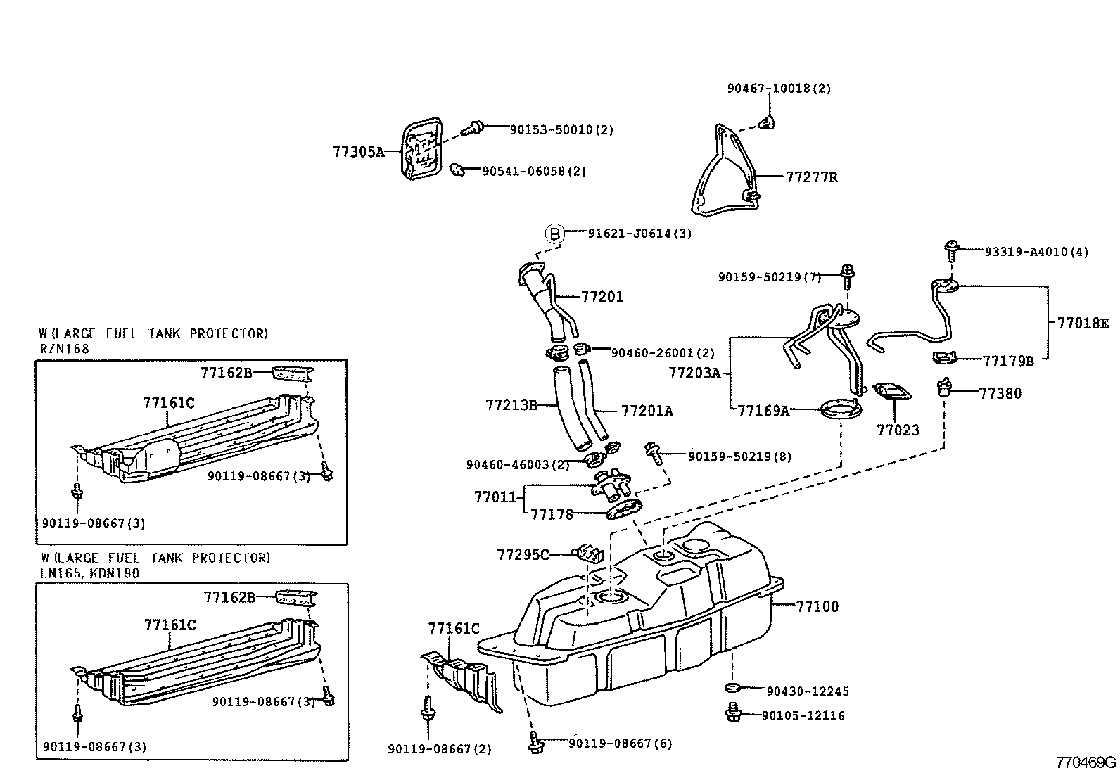 77203-35520 TUBE SUB-ASSY, FUEL SUCTION product image