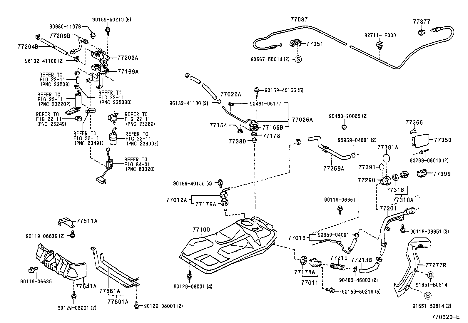 77203-44080 TUBE SUB-ASSY, FUEL SUCTION product image