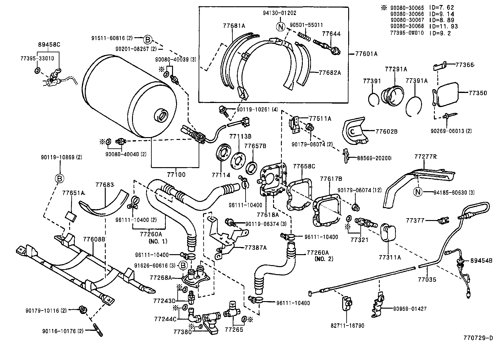77024-33010 PLATE SUB-ASSY, FUEL SUCTION product image