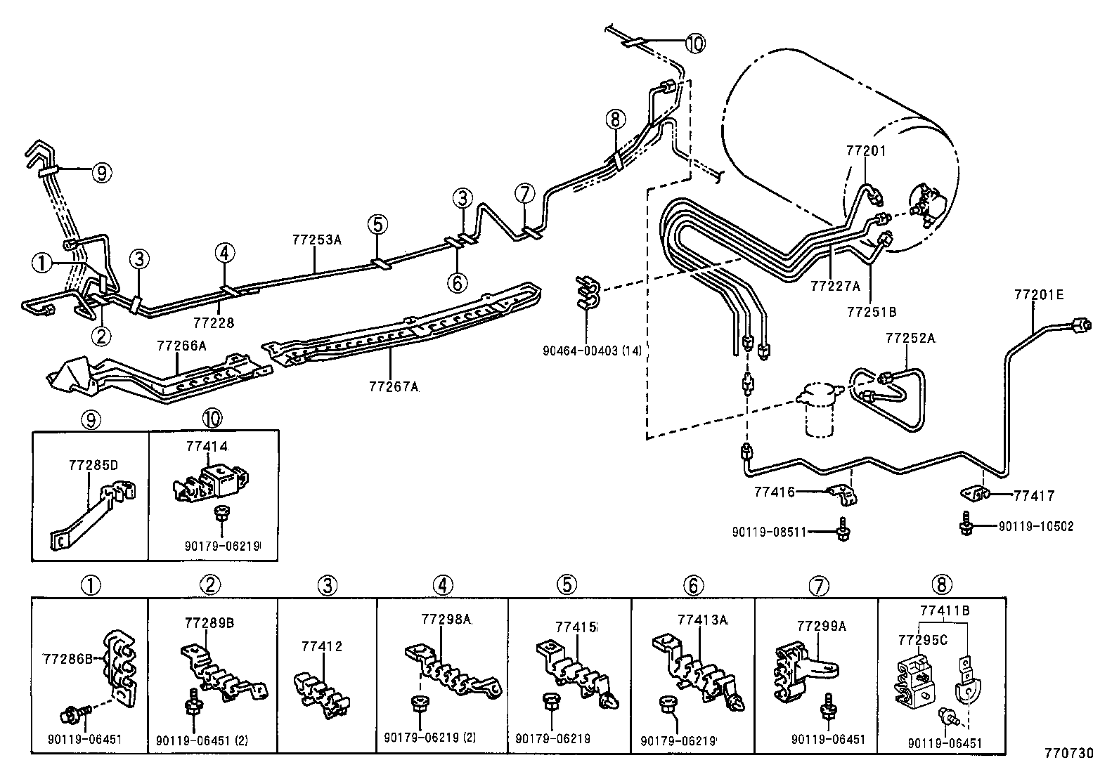 77024-33010 PLATE SUB-ASSY, FUEL SUCTION product image