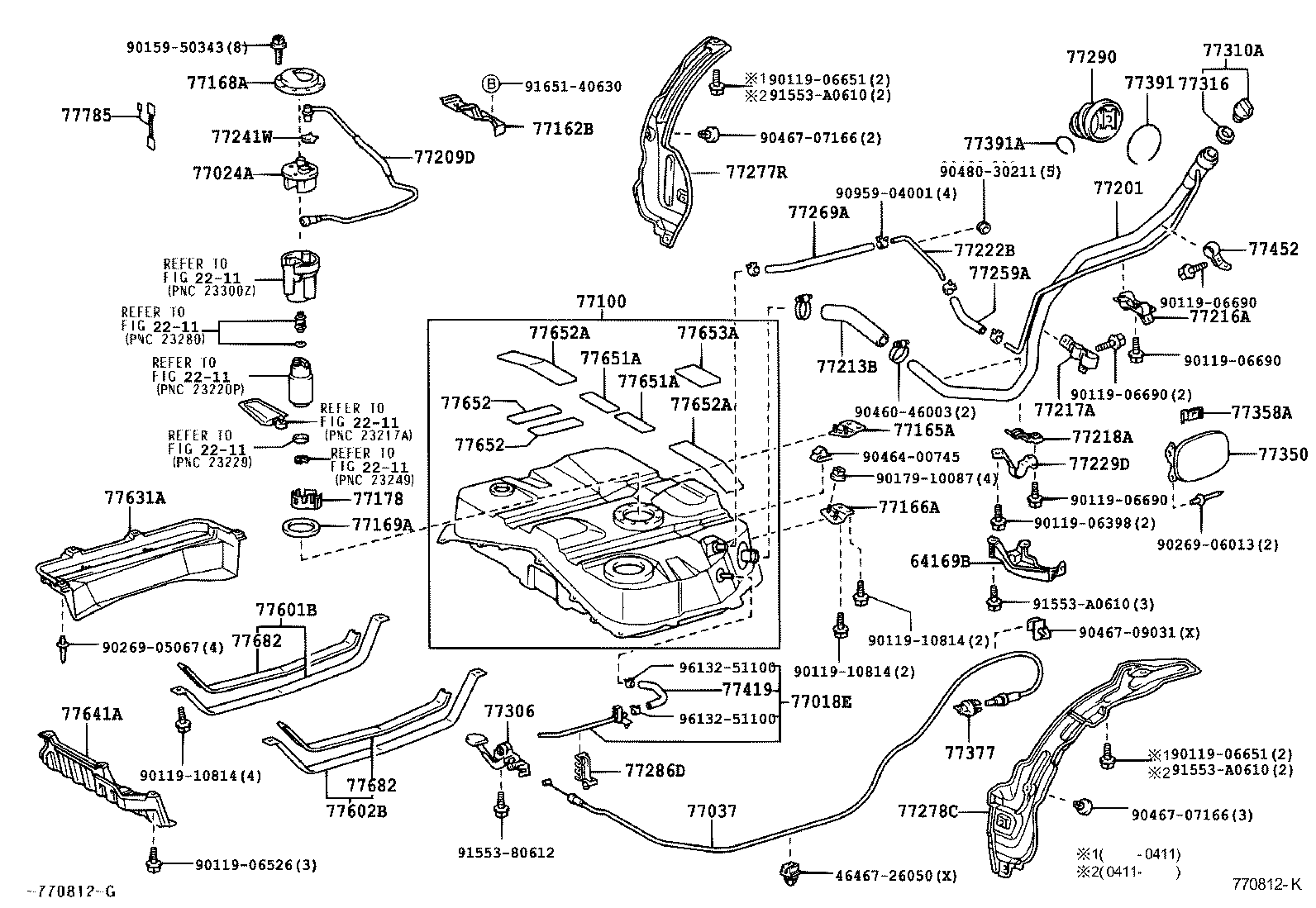 77024-28010 PLATE SUB-ASSY, FUEL SUCTION product image