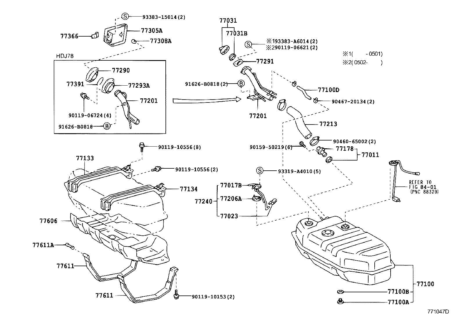 77100-60741 TANK ASSY, FUEL product image