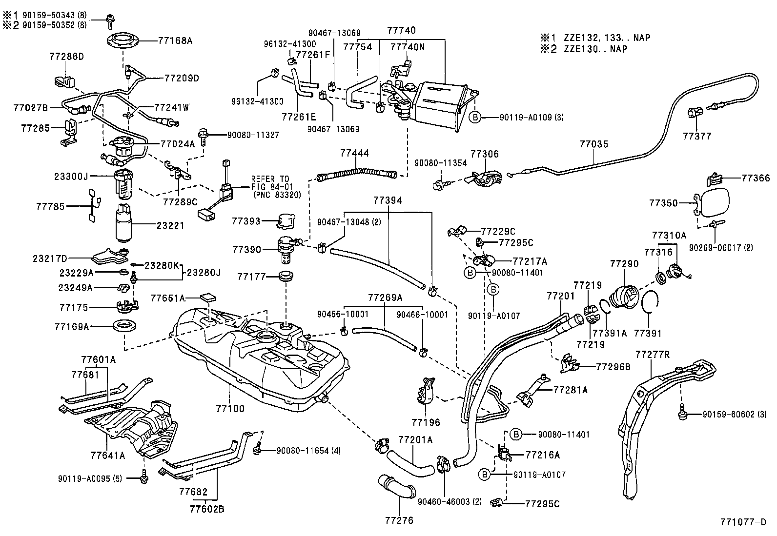 77001-01040 TANK ASSY, FUEL product image