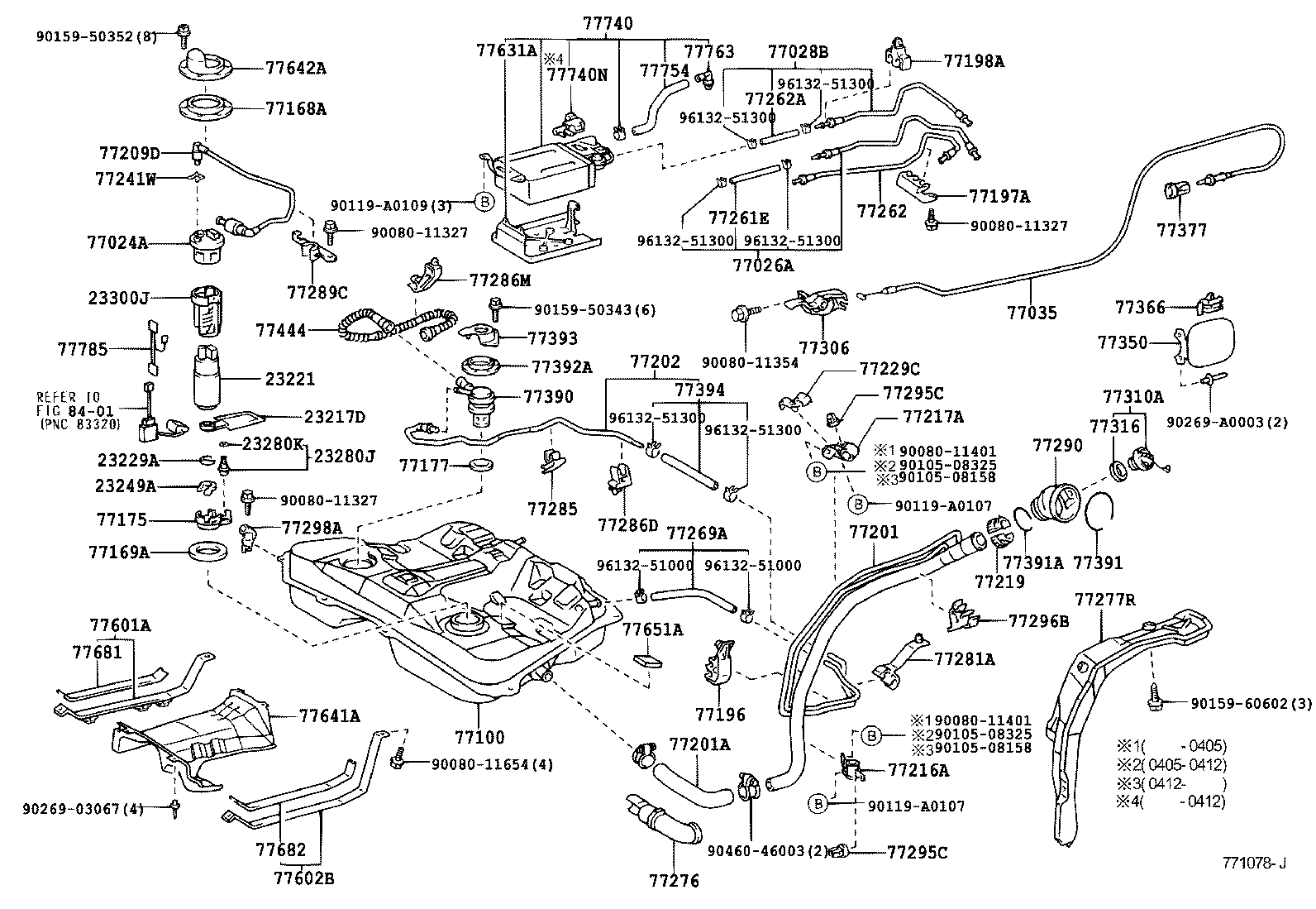 77001-01040 TANK ASSY, FUEL product image
