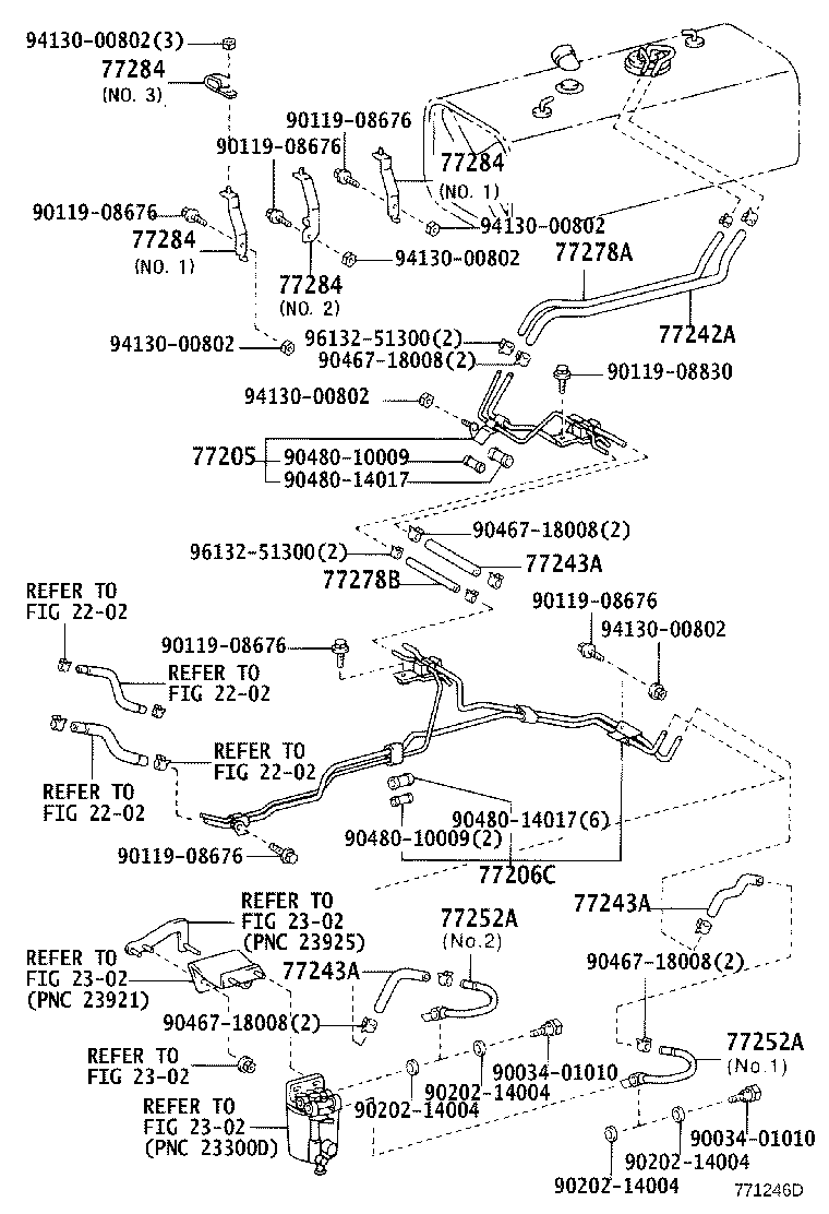 77100-F1072 TANK ASSY, FUEL product image