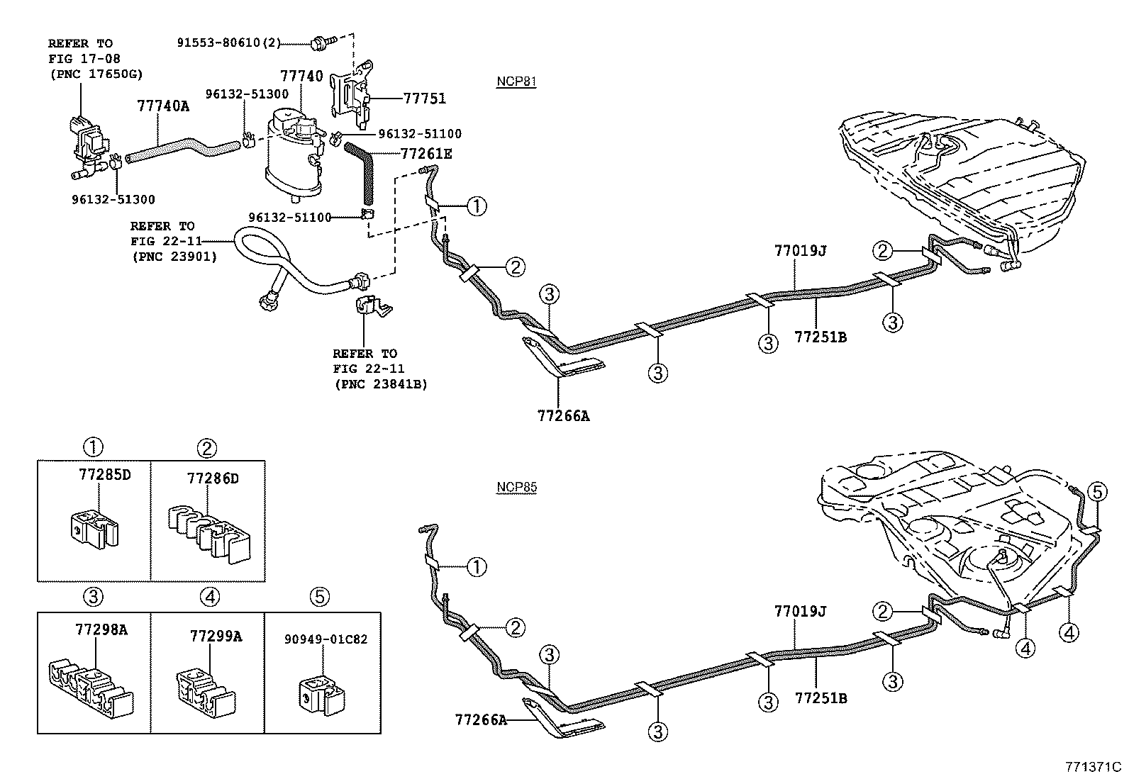 23243-21010 WIRE, FUEL PUMP MOTOR product image