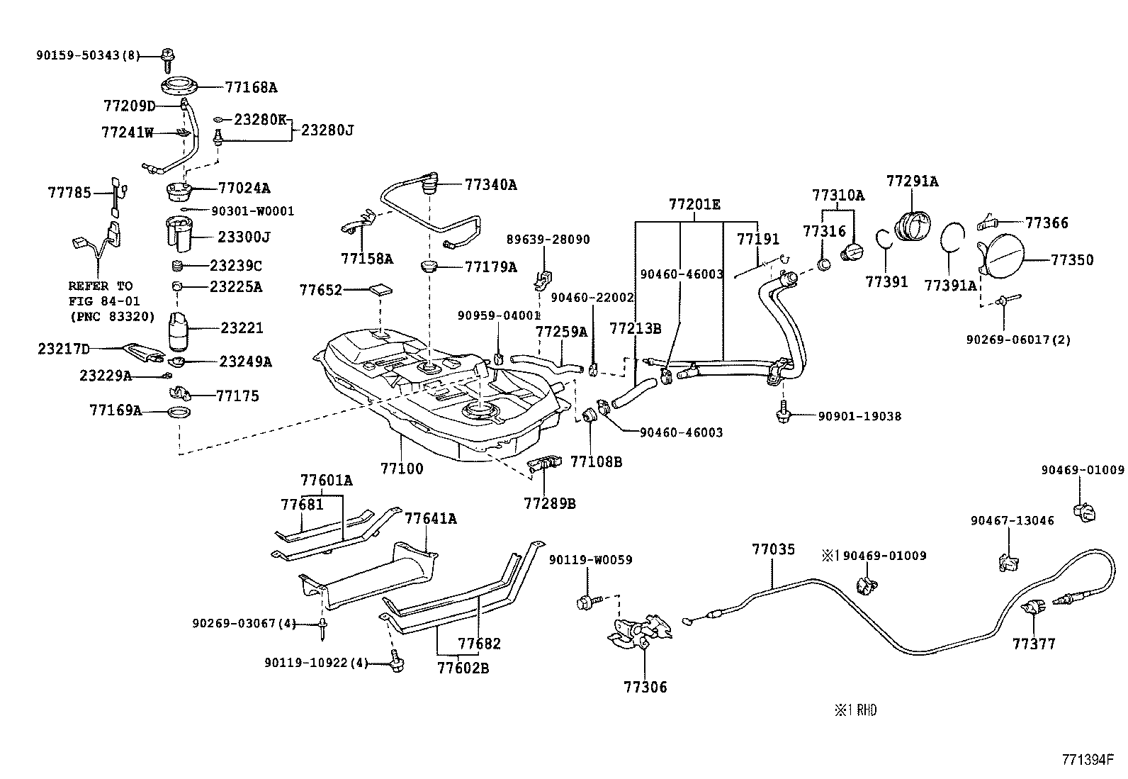 77001-0F010 TANK ASSY, FUEL product image