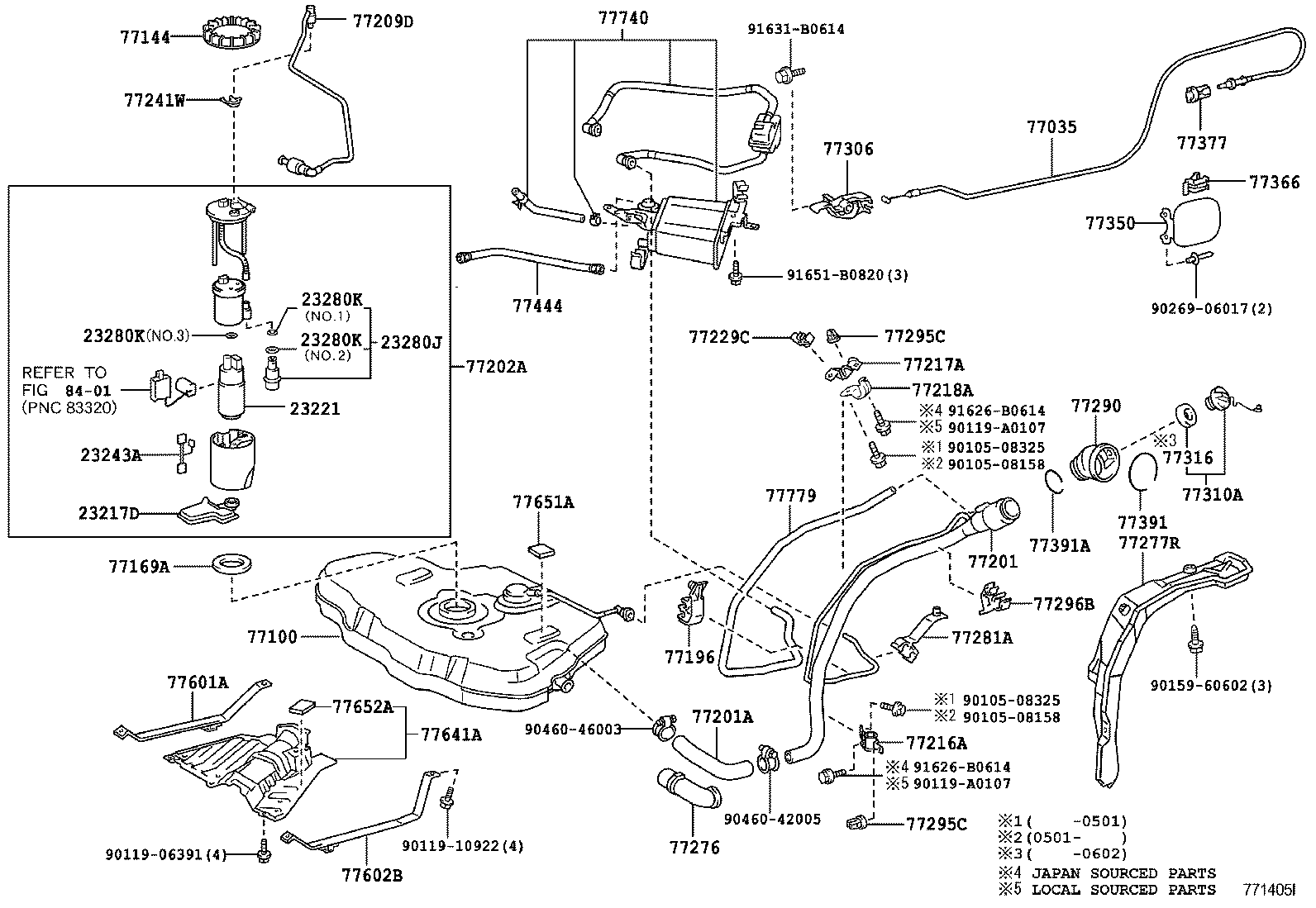 23217-0D100 FILTER, FUEL PUMP product image