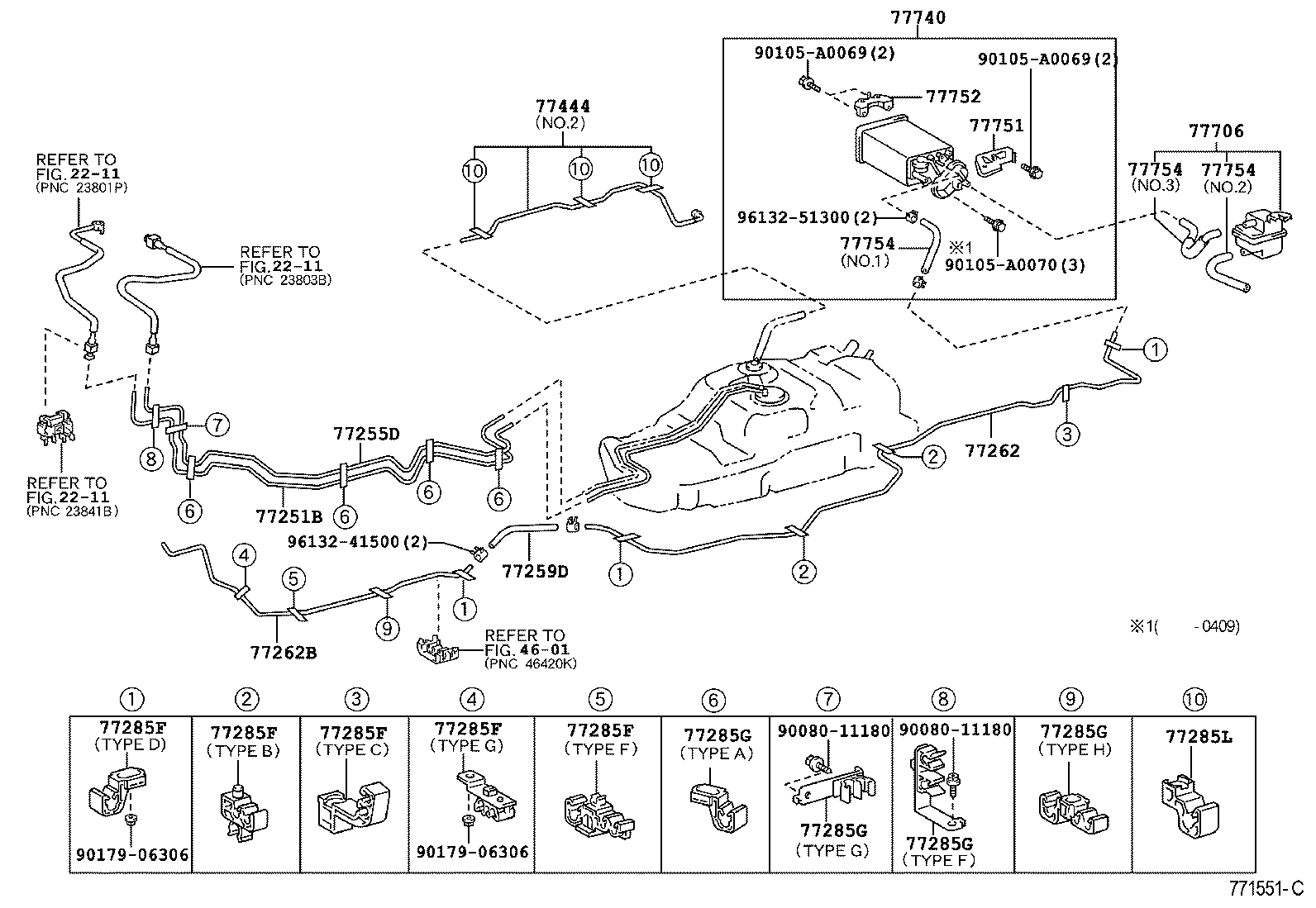 77259-0C130 HOSE, FUEL, NO.1 product image