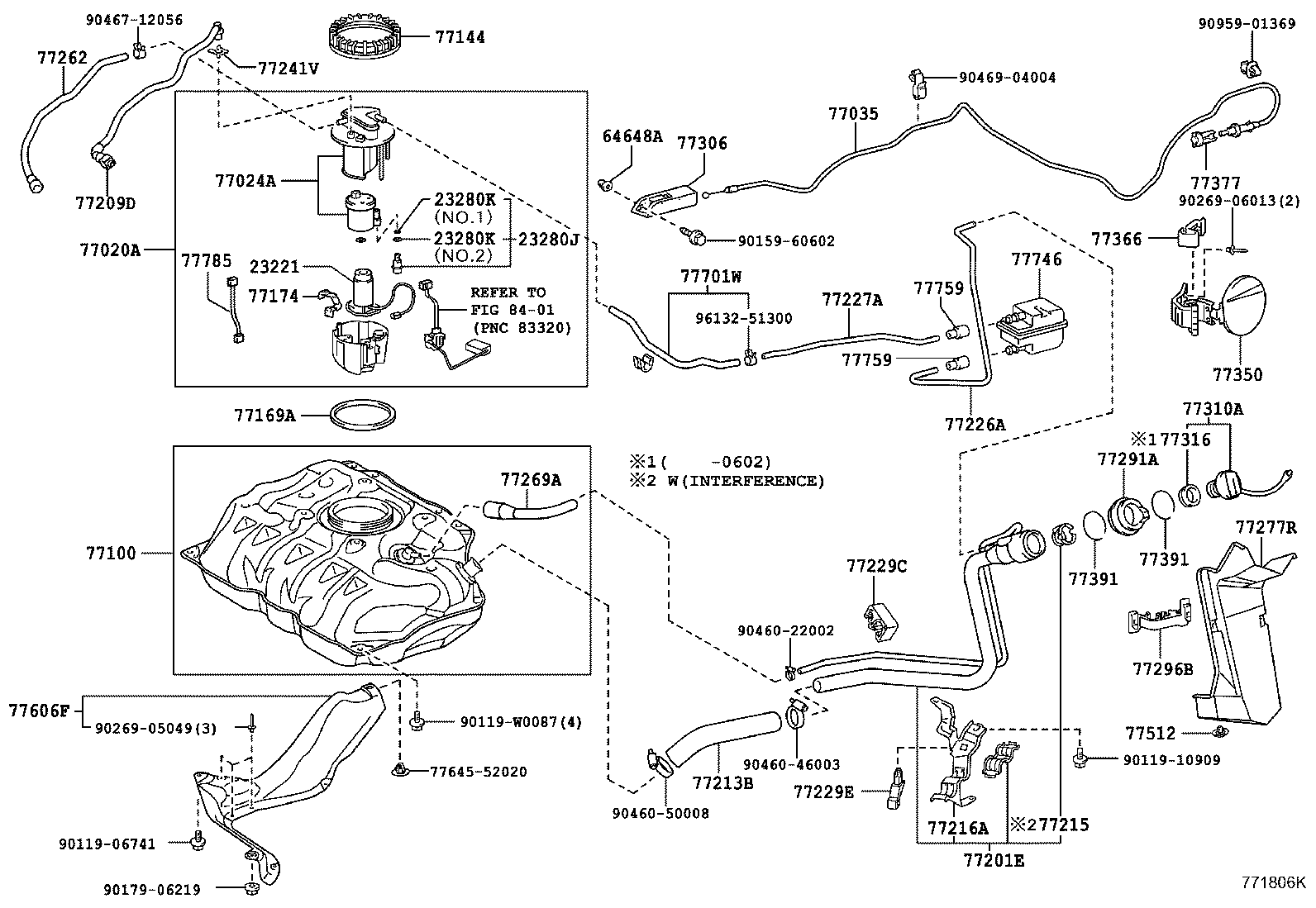 23225-0T010 SPACER, FUEL PUMP product image