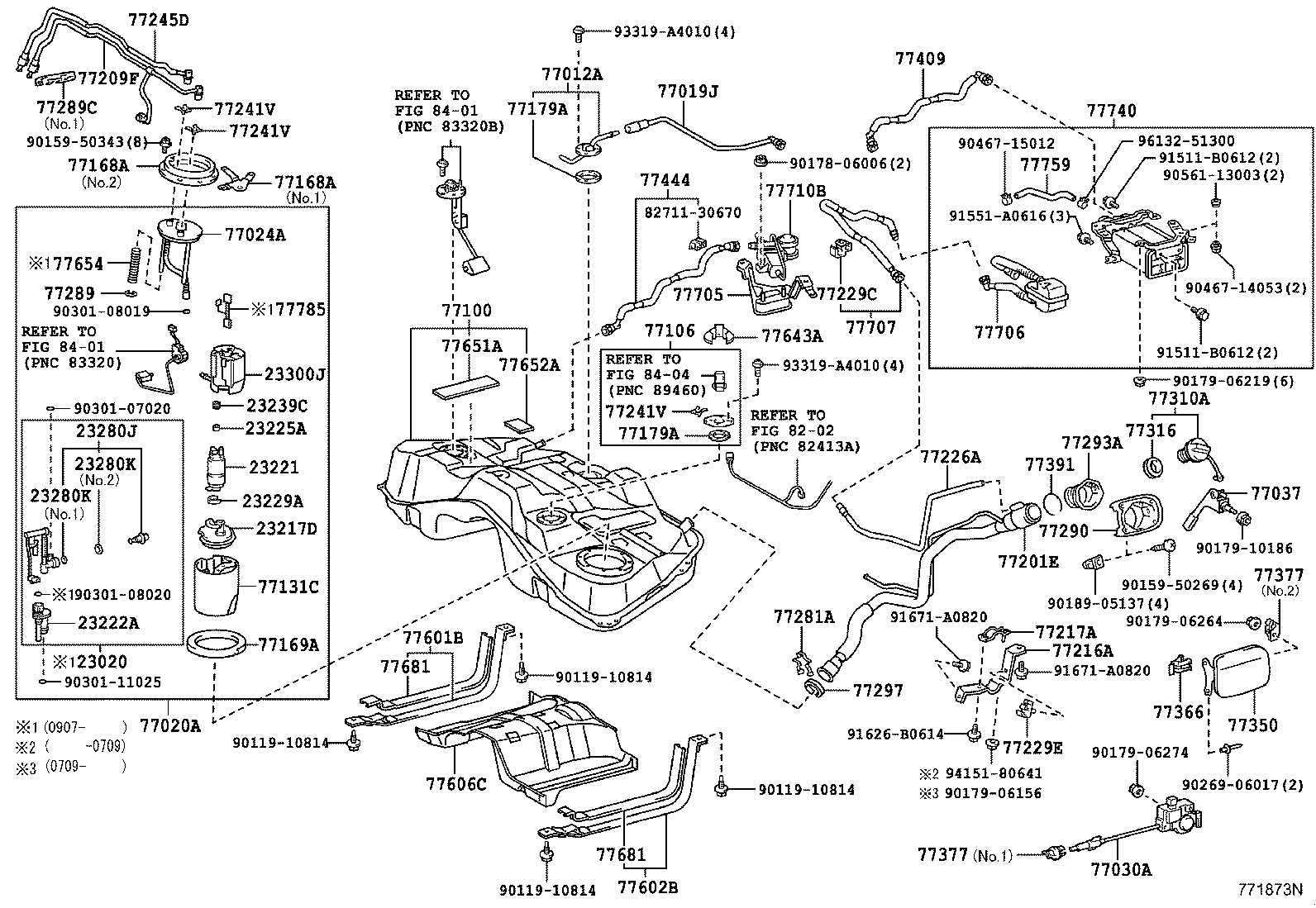 77020-30233 TUBE ASSY, FUEL SUCTION W/PUMP & GAGE product image
