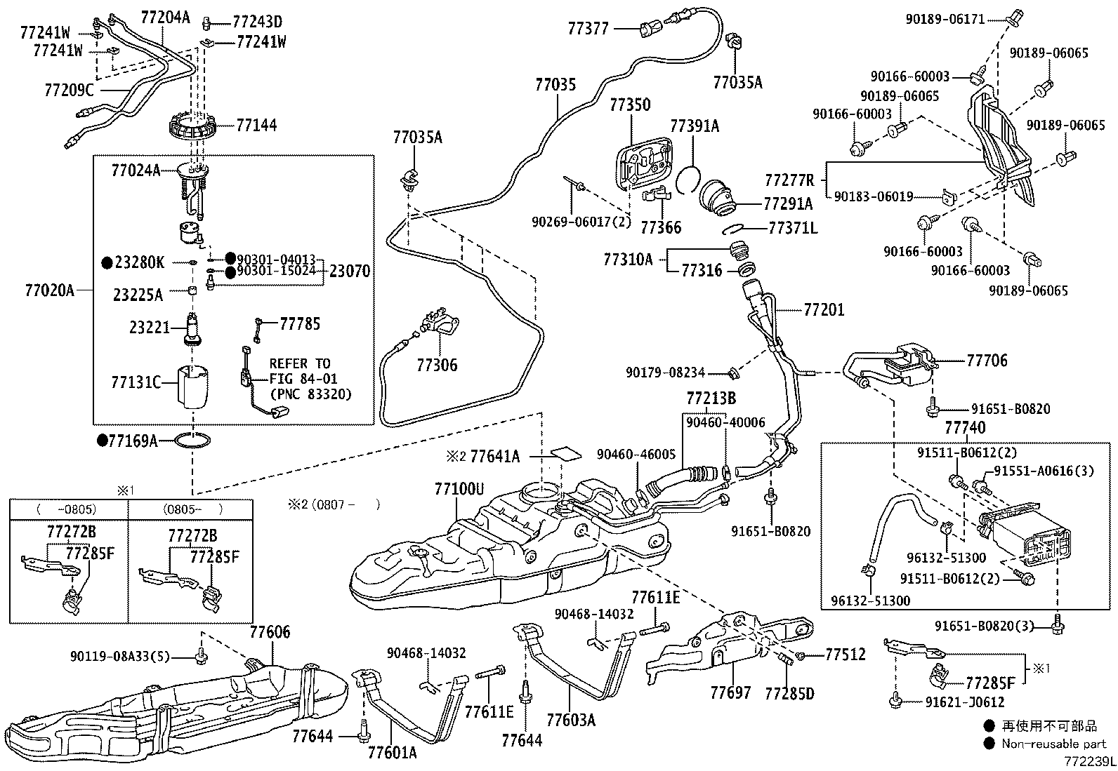 77020-60342 TUBE ASSY, FUEL SUCTION W/PUMP & GAGE product image