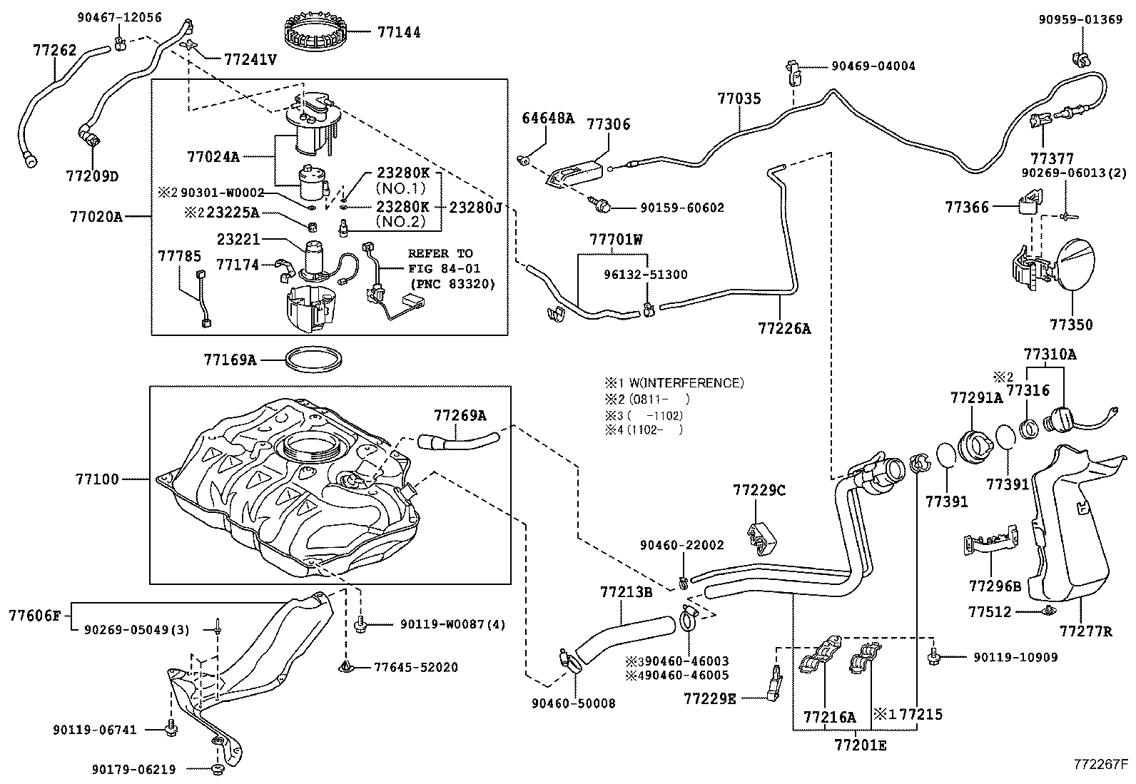 23225-0T010 SPACER, FUEL PUMP product image