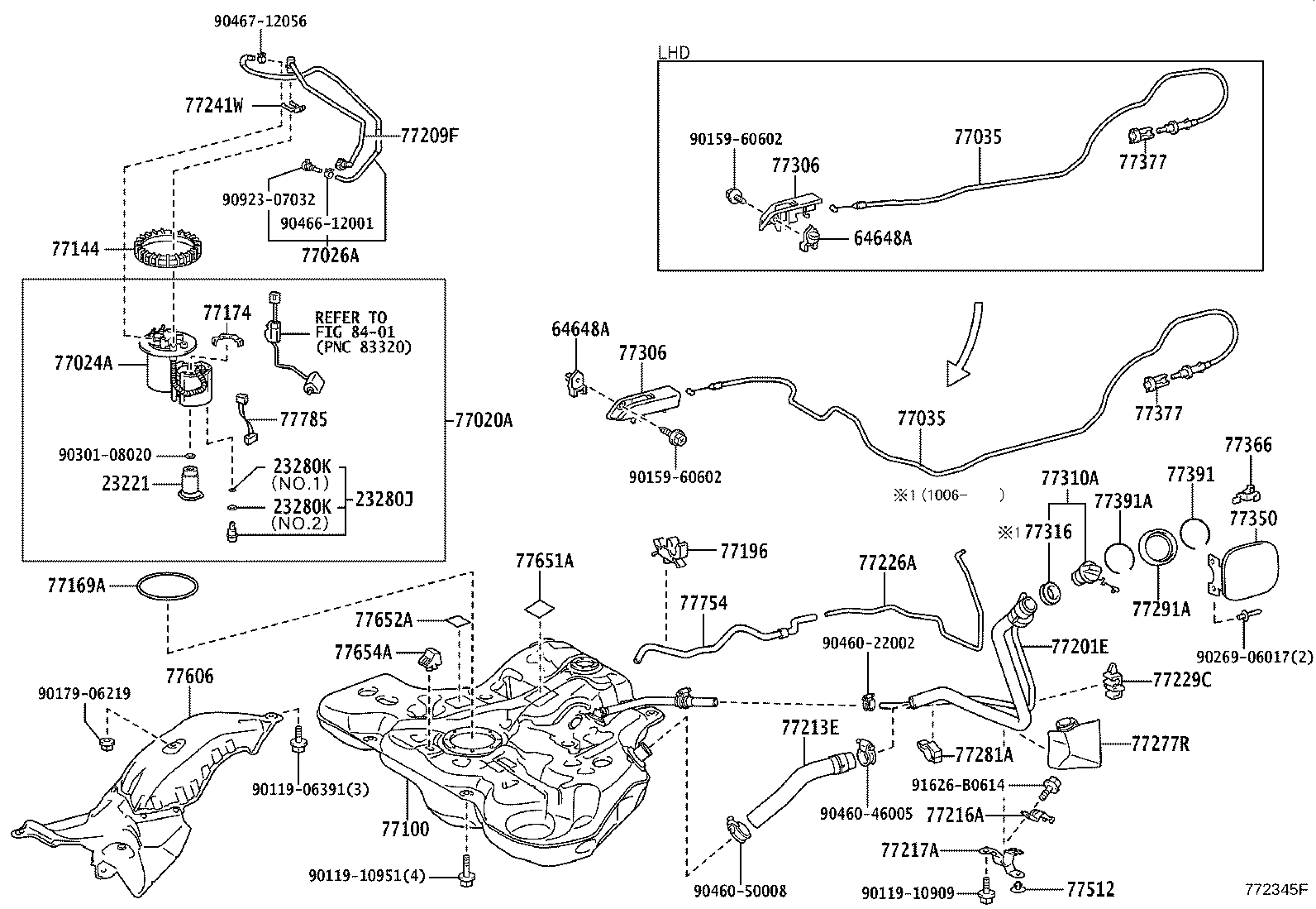 23220-0T100 PUMP, FUEL product image