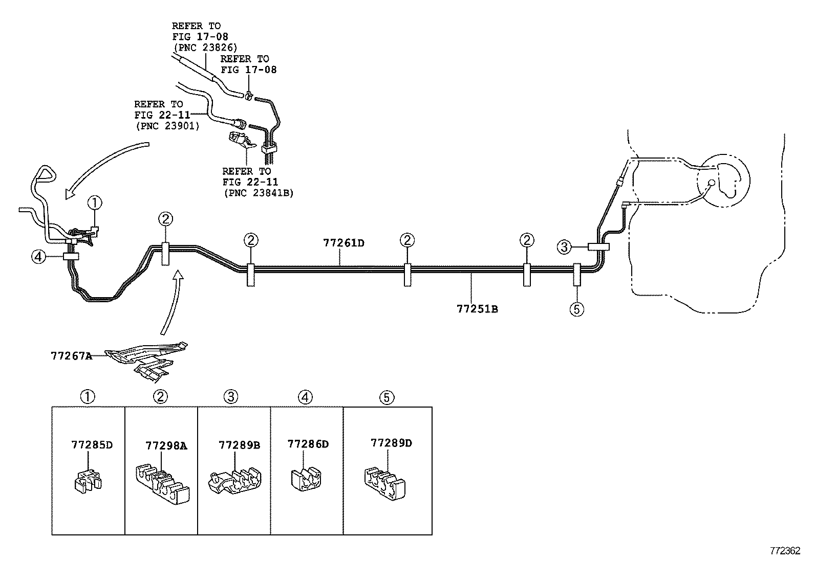 77269-0D030 HOSE, FUEL TANK BREATHER product image