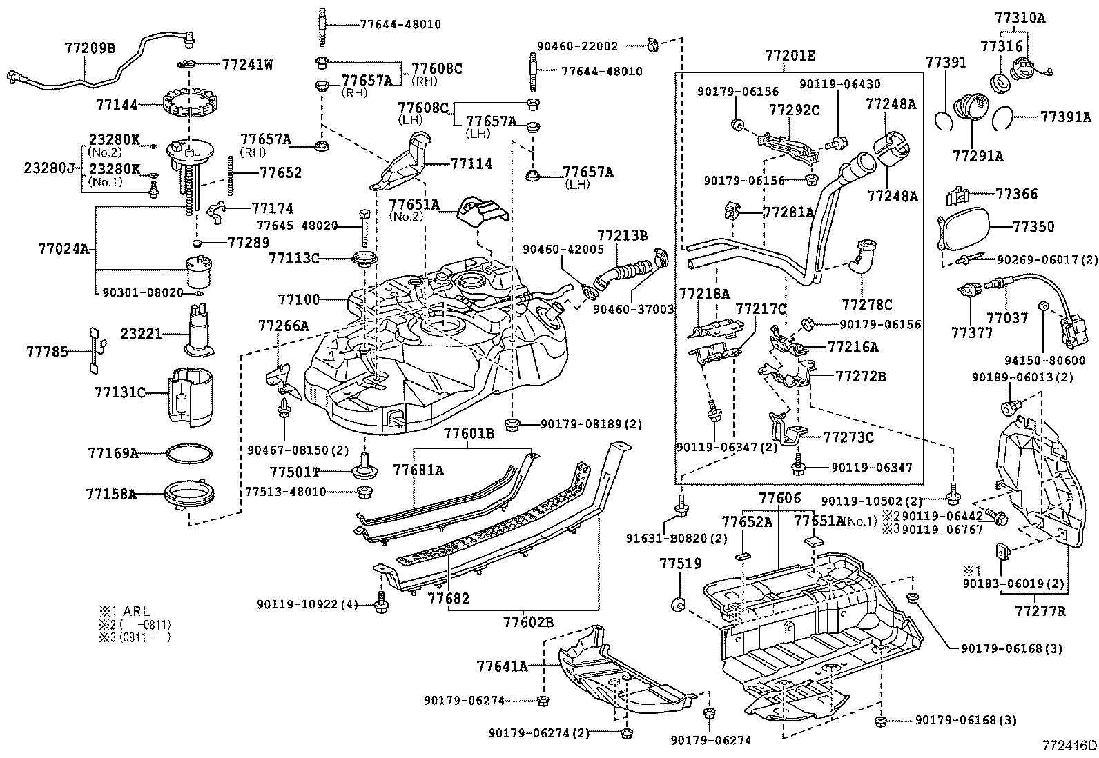 77024-48040 PLATE SUB-ASSY, FUEL SUCTION product image